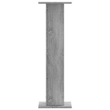 vidaXL Βάσεις Φυτών 2 τεμ. Γκρι Sonoma 30x30x95 εκ. Επεξ. Ξύλο
