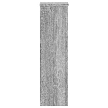 vidaXL Βάσεις Φυτών 2 Τεμ. Γκρι Sonoma 17x17x60 εκ. Επεξεργασμένο Ξύλο