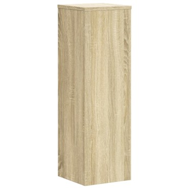 vidaXL Βάσεις Φυτών 2 Τεμ. Sonoma Δρυς 25x25x80 εκ. Επεξεργασμένο Ξύλο