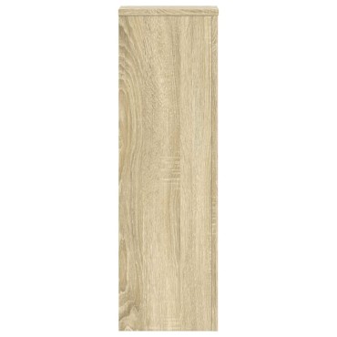 vidaXL Βάσεις Φυτών 2 Τεμ. Sonoma Δρυς 25x25x80 εκ. Επεξεργασμένο Ξύλο
