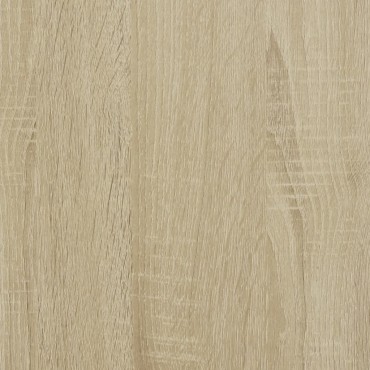 vidaXL Βάσεις Φυτών 2 Τεμ. Sonoma Δρυς 25x25x80 εκ. Επεξεργασμένο Ξύλο