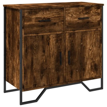 vidaXL Ντουλάπι Καπνιστή Δρυς 79,5x35,5x74,5cm από Επεξεργασμένο Ξύλο 1 τεμ.