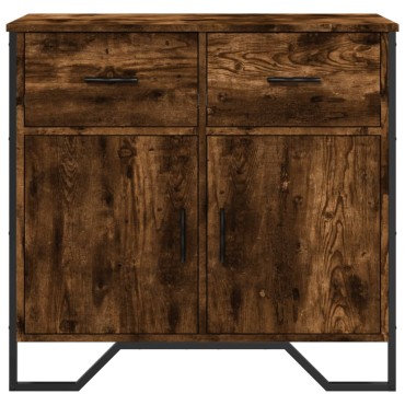 vidaXL Ντουλάπι Καπνιστή Δρυς 79,5x35,5x74,5cm από Επεξεργασμένο Ξύλο 1 τεμ.