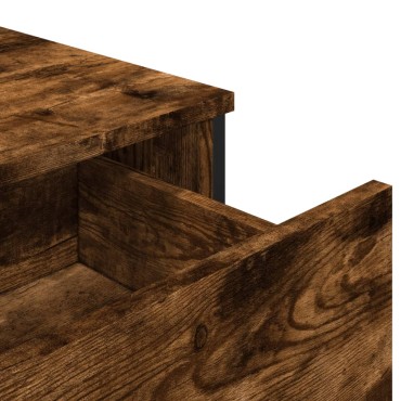 vidaXL Ντουλάπι Καπνιστή Δρυς 79,5x35,5x74,5cm από Επεξεργασμένο Ξύλο 1 τεμ.