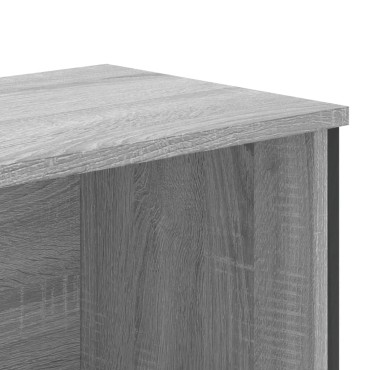 vidaXL Βιβλιοθήκη Γκρι Sonoma 80x31x169cm από Επεξεργασμένο Ξύλο 1 τεμ.