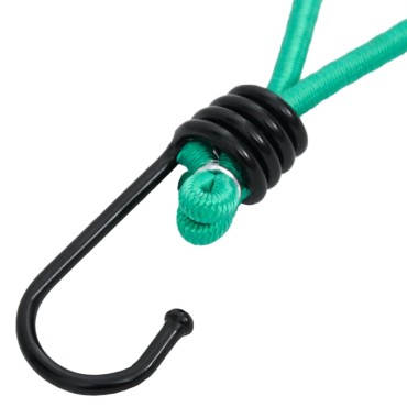 vidaXL Κορδόνια Ελαστικά Bungee με Γάντζο 20 τεμ. 15 εκ.