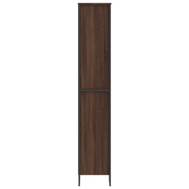vidaXL Βιβλιοθήκη Καφέ Δρυς 80x31x169cm από Επεξεργασμένο Ξύλο 1 τεμ.
