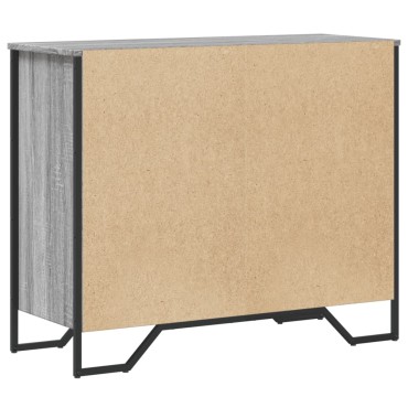 vidaXL Συρταριέρα Γκρι Sonoma 91x35,5x74,5cm από Επεξεργ. Ξύλο 1 τεμ.