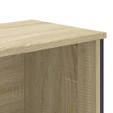vidaXL Βιβλιοθήκη Χρώμα Sonoma Δρυς 80x31x169cm Επεξεργασμένο Ξύλο 1 τεμ.