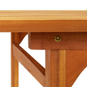 vidaXL Σετ Τραπεζαρίας Κήπου 9 τεμ. 180x90x75cm Μασίφ Ακακία