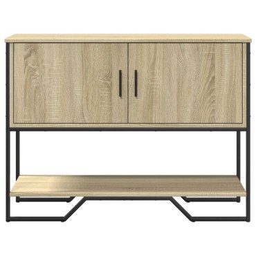 vidaXL Τραπέζι Κονσόλα Sonoma Δρυς 100x35x74,5cm Επεξεργασμένο Ξύλο 1 τεμ.