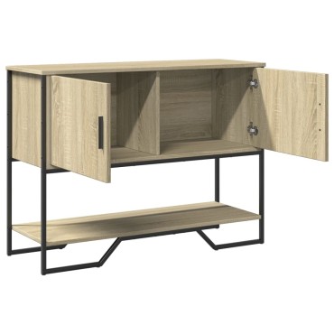 vidaXL Τραπέζι Κονσόλα Sonoma Δρυς 100x35x74,5cm Επεξεργασμένο Ξύλο 1 τεμ.