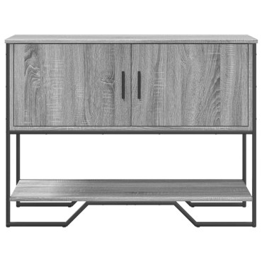 vidaXL Τραπέζι Κονσόλα Γκρι Sonoma 100x35x74,5cm Επεξεργασμένο Ξύλο 1 τεμ.