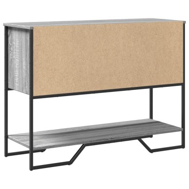 vidaXL Τραπέζι Κονσόλα Γκρι Sonoma 100x35x74,5cm Επεξεργασμένο Ξύλο 1 τεμ.