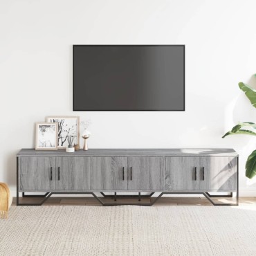 vidaXL Έπιπλο Τηλεόρασης Γκρι Sonoma 180x34x41cm από Επεξεργ. Ξύλο