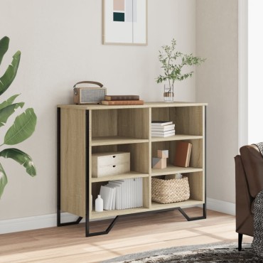 vidaXL Ντουλάπι Sonoma Δρυς 91x35,5x74,5cm από Επεξεργασμένο Ξύλο 1 τεμ.