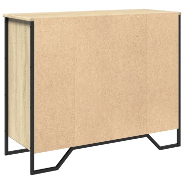 vidaXL Ντουλάπι Sonoma Δρυς 91x35,5x74,5cm από Επεξεργασμένο Ξύλο 1 τεμ.