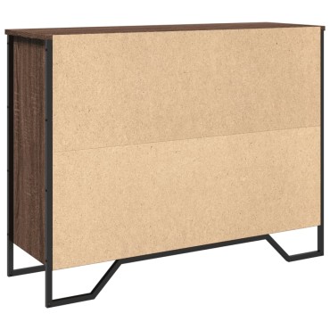 vidaXL Μπουφές Καφέ Δρυς 97x32,5x74,5cm από Επεξεργασμένο Ξύλο 1 τεμ.
