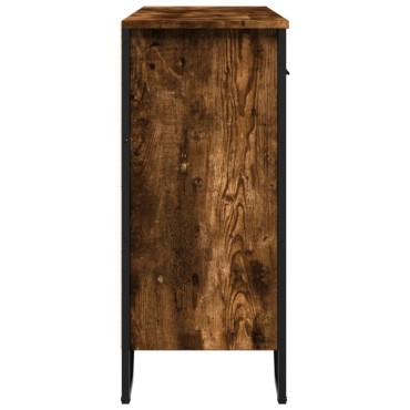 vidaXL Ντουλάπι Καπνιστή Δρυς 97x32,5x74,5cm από Επεξεργ. Ξύλο 1 τεμ.