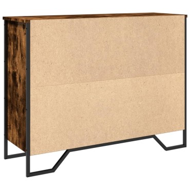 vidaXL Ντουλάπι Καπνιστή Δρυς 97x32,5x74,5cm από Επεξεργ. Ξύλο 1 τεμ.