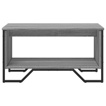 vidaXL Τραπεζάκι Σαλονιού Γκρι Sonoma 75x51x40cm Επεξεργασμένο Ξύλο 1 τεμ.