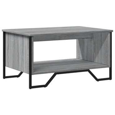 vidaXL Τραπεζάκι Σαλονιού Γκρι Sonoma 75x51x40cm Επεξεργασμένο Ξύλο 1 τεμ.
