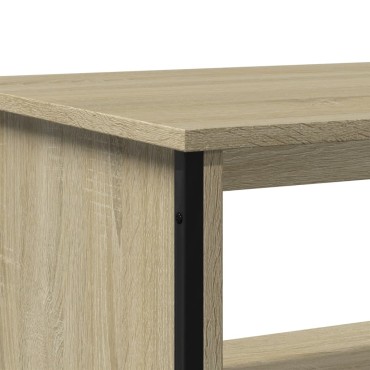 vidaXL Τραπεζάκι Σαλονιού Sonoma Δρυς 75x51x40cm Επεξεργασμένο Ξύλο 1 τεμ.
