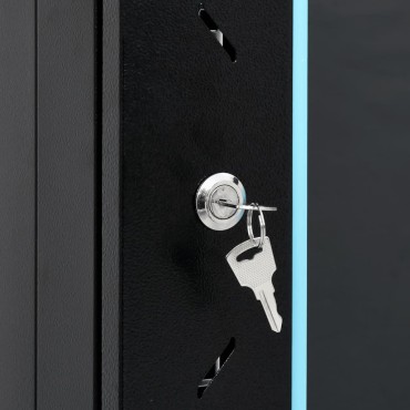 vidaXL Καμπίνα Δικτύου 18U 19" IP20 Μαύρη 60x60x100 εκ.