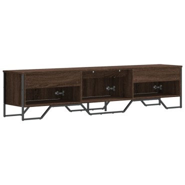 vidaXL Έπιπλο Τηλεόρασης Καφέ Δρυς 180x34x41cm Επεξ. Ξύλο