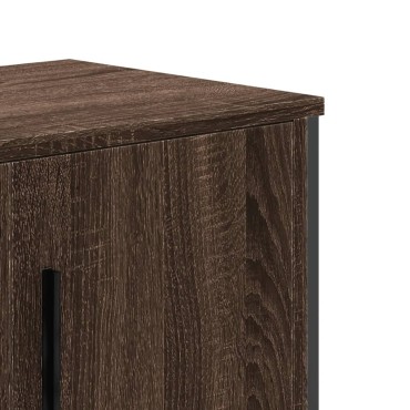 vidaXL Έπιπλο Τηλεόρασης Καφέ Δρυς 180x34x41cm Επεξ. Ξύλο