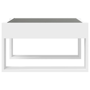vidaXL Τραπεζάκι Σαλονιού Infinity LED Λευκό 50x53x30cm 1 τεμ.