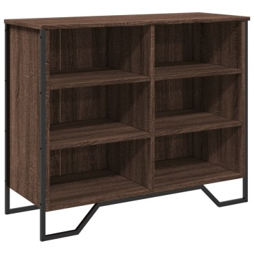 vidaXL Συρταριέρα Καφέ Δρυς 91x35,5x74,5cm από Επεξεργασμένο Ξύλο 1 τεμ.