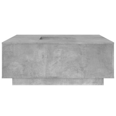 vidaXL Τραπεζάκι Σαλονιού Γκρι Σκυρ. 100x100x40cm Επεξεργασμένο Ξύλο 1 τεμ.