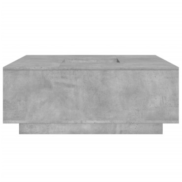 vidaXL Τραπεζάκι Σαλονιού Γκρι Σκυρ. 100x100x40cm Επεξεργασμένο Ξύλο 1 τεμ.
