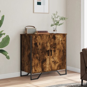 vidaXL Μπουφές Καπνιστή Δρυς 78x35,5x74,5cm από Επεξεργασμένο Ξύλο 1 τεμ.