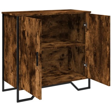 vidaXL Μπουφές Καπνιστή Δρυς 78x35,5x74,5cm από Επεξεργασμένο Ξύλο 1 τεμ.