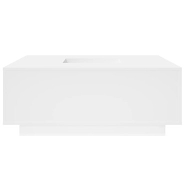 vidaXL Τραπεζάκι Σαλονιού Λευκό 100x100x40cm από Επεξεργασμένο Ξύλο 1 τεμ.