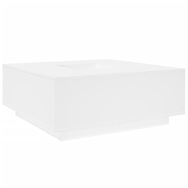 vidaXL Τραπεζάκι Σαλονιού Λευκό 100x100x40cm από Επεξεργασμένο Ξύλο 1 τεμ.