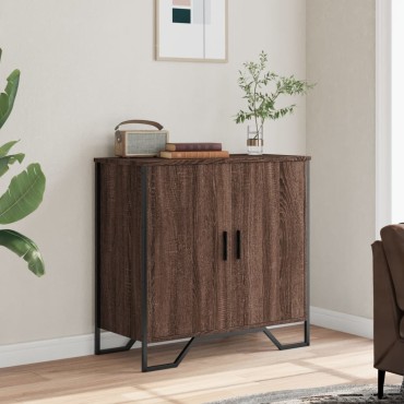 vidaXL Μπουφές Καφέ Δρυς 78x35,5x74,5cm από Επεξεργασμένο Ξύλο 1 τεμ.