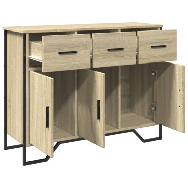 vidaXL Συρταριέρα Sonoma Δρυς 97x32,5x74,5cm Επεξεργασμένο Ξύλο 1 τεμ.