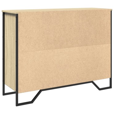vidaXL Συρταριέρα Sonoma Δρυς 97x32,5x74,5cm Επεξεργασμένο Ξύλο 1 τεμ.