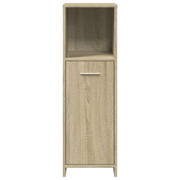 vidaXL Στήλη Μπάνιου Sonoma Δρυς 30x30x95cm Επεξεργασμένο Ξύλο 1 τεμ.