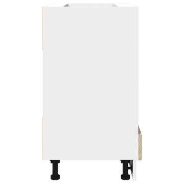 vidaXL Ντουλάπι για Φούρνο Sonoma Δρυς 60x46x81,5cm Επεξ. Ξύλο 1 τεμ.
