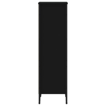 vidaXL Βιβλιοθήκη Μαύρη 50x31x106cm από Επεξεργασμένο Ξύλο 1 τεμ.