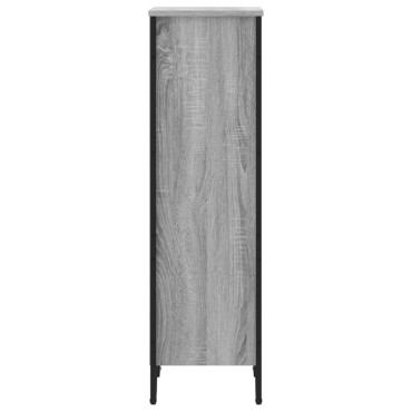 vidaXL Βιβλιοθήκη Γκρι Sonoma 50x31x106cm από Επεξεργ. Ξύλο 1 τεμ.