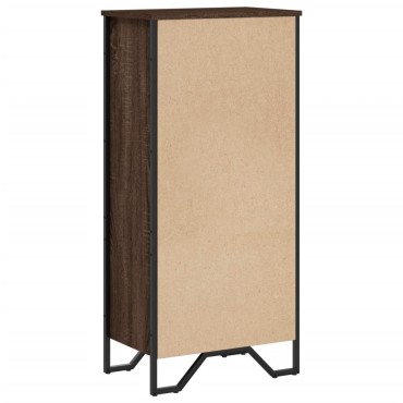 vidaXL Βιβλιοθήκη Καφέ Δρυς 50x31x106cm από Επεξεργασμένο Ξύλο 1 τεμ.
