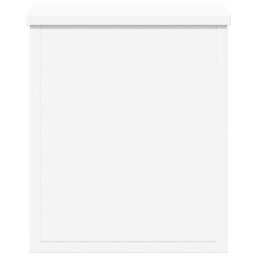 vidaXL Κουτί Αποθήκευσης Λευκό 30x35x35cm από Επεξεργασμένο Ξύλο 1 τεμ.