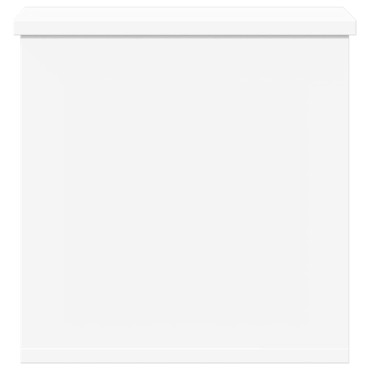 vidaXL Κουτί Αποθήκευσης Λευκό 30x35x35cm από Επεξεργασμένο Ξύλο 1 τεμ.