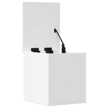 vidaXL Κουτί Αποθήκευσης Λευκό 30x35x35cm από Επεξεργασμένο Ξύλο 1 τεμ.