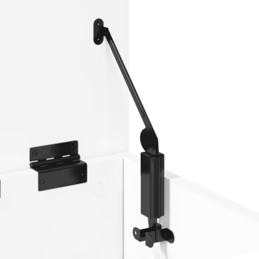 vidaXL Κουτί Αποθήκευσης Λευκό 30x35x35cm από Επεξεργασμένο Ξύλο 1 τεμ.